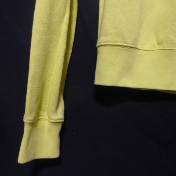 PINK, VICTORIA'S SECRET, xs, extra small, graphic yellow sweatshirt, EUC - Picture 7 of 15